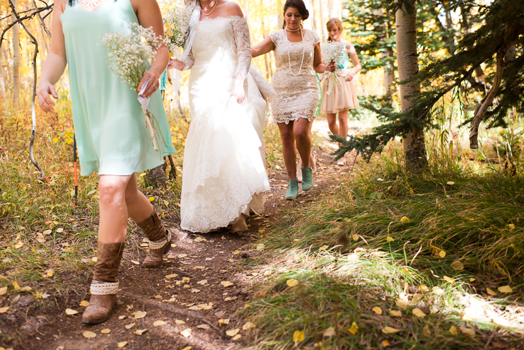 56 bridesmaids in the woods crested butte limelife photography 056